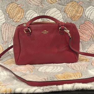 Coach Red cross body